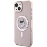 Karl Lagerfeld KLHMP15MHFCCNOP iPhone 15 Plus / 14 Plus 6.7" pink hardcase IML Choupette MagSa - imagine 2