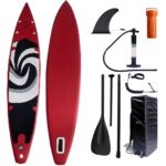 Extralink SUP board 380cm | Inflatable board + paddle | Set