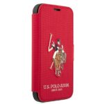 US Polo USFLBKP12MPUGFLRE iPhone 12/12 Pro 6,1" red book Polo Embroidery Collection - imagine 3