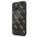 Guess GUHCN584GGPBK iPhone 11 Pro black hard case 4G Double Layer Glitter - imagine 2