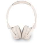 Headphones Guess Bluetooth 5.3 Metal Logo Script beige - imagine 2