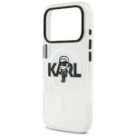Karl Lagerfeld IML Karl Sketch Logo MagSafe Case for iPhone 17 Pro Clear - imagine 6