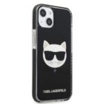Karl Lagerfeld KLHCP13MTPECK iPhone 13/ 14 / 15 6,1" hardcase black Choupette Head - imagine 4