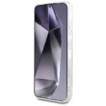 Case Karl Lagerfeld Button Karl & Choupette Heads Printed Logo MagSafe for Samsung Galaxy S25 white - imagine 5