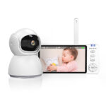 Extralink Reya | Electronic baby monitor | MO570 with 5 inch monitor, VOX 2.4 GHz - imagine 2