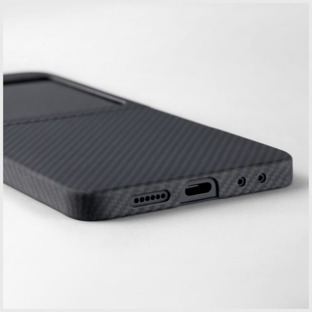 Case PITAKA Ultra-Slim MagSafe for Samsung Galaxy Z Flip7 black grey - imagine 5