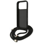 Case Guess 4G Big Logo Cord Stap         Crossbody for iPhone 17 Pro Max black - imagine 6