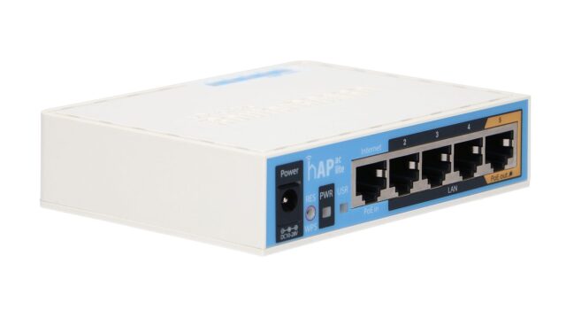 MikroTik hAP ac lite | WiFi Router | RB952Ui-5ac2nD, Dual Band, 5x RJ45 100Mb/s - imagine 5