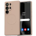 Mercury MagSafe Semi-Silicone Sam S25    Ultra S938  pink sand