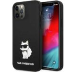 Karl Lagerfeld KLHCP12MSNCHBCK iPhone 12/12 Pro 6,1" hardcase black Silicone Choupette