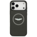 Case Aston Martin HC Kevlar Counter      Design MagSafe for iPhone 17 Pro Max black - imagine 3