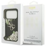 Case Guess Grained Roses & Big 4G Logo for iPhone 17 Pro black - imagine 8