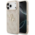 Case Guess 4G Big 4G Classic Logo for iPhone 17 Pro Max pink gold