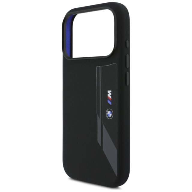 BMW M Silicon Vertical Logo MagSafe Case for iPhone 17 Pro Black - imagine 6