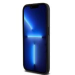 DKNY DKHMP15XPCPVSLK iPhone 15 Pro Max 6.7" black hardcase Leather Checkered Mono Pattern MagSafe - imagine 5