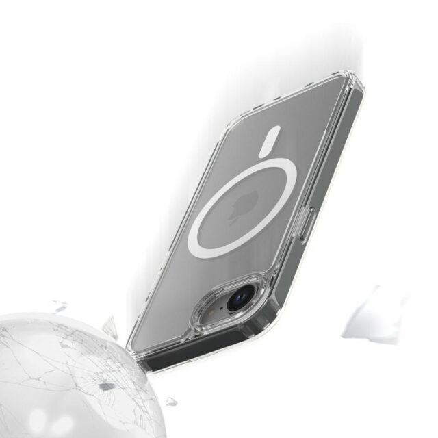Araree Duple M MagSafe case for iPhone 16e transparent - imagine 7