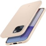 Spigen Thin Fit iPhone 14 Plus / 15 Plus 6,7" sand beige ACS04778 - imagine 6