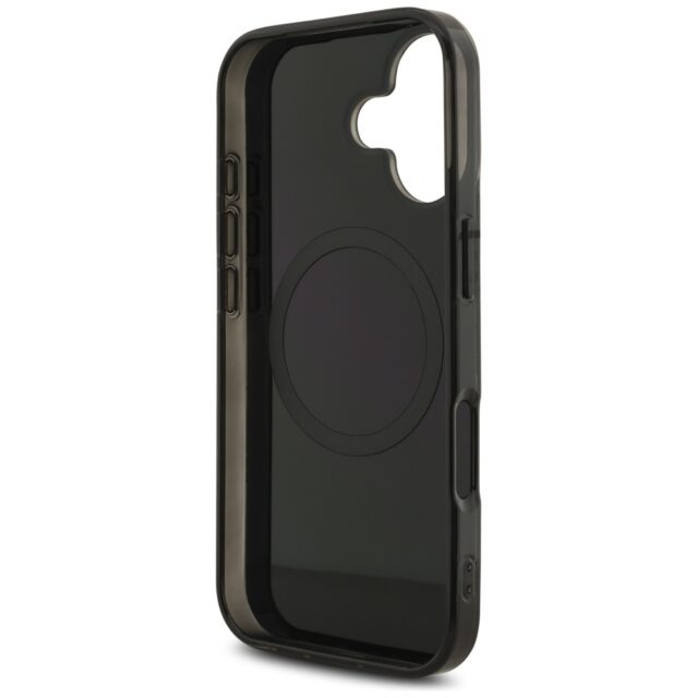 Case AMG Double Layer Transparent        Graphics MagSafe for iPhone 17 black - imagine 7