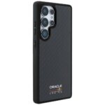 Red Bull Real Carbon Fiber Shiny Logo MagSafe Case for Samsung Galaxy S25 Ultra Black - imagine 4