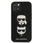 Karl Lagerfeld KLHCP13MSAKICKCBKiPhone 13 / 14 / 15 6,1" black hardcase Saffiano Karl & Choupette - imagine 3