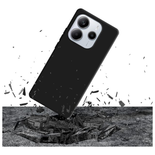 3MK Silicone Case for Xiaomi Redmi   Note 14 5G black - imagine 3