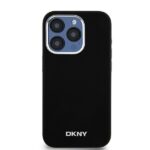 DKNY DKHMP14LSMCHLK iPhone 14 Pro 6.1" black hardcase Liquid Silicone Small Metal Logo MagSafe - imagine 3