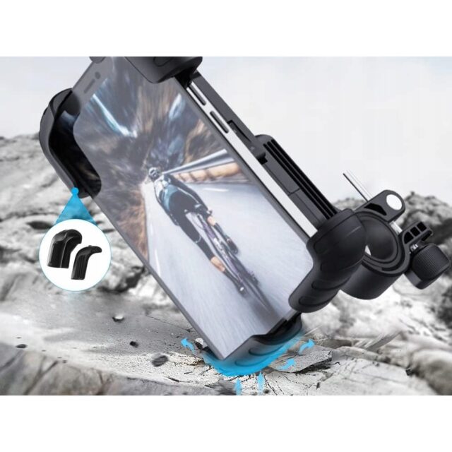 Extralink Anti-Shock Bicycle Mount for Phone on Handlebar - imagine 5