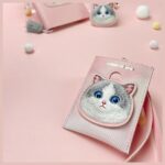 Nimmy card wallet pink Big   Eyed Pet 2.0 Cat - imagine 4