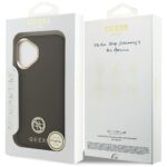 Case Guess Grained Strass Logo MagSafe for iPhone 17 brown - imagine 8