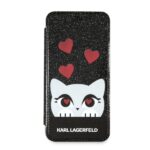 Karl Lagerfeld KLFLBKPXVDCBK iPhone X black book Valentine - imagine 3