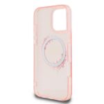 Guess GUHMP16LHFWFCP iPhone 16 Pro 6.3" pink hardcase IML Flowers Wreath MagSafe - imagine 7