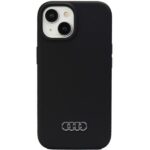Audi Silicone Case iPhone 15 Plus / 14 Plus 6.7" black hardcase AU-LSRIP15M-Q3/D1-BK