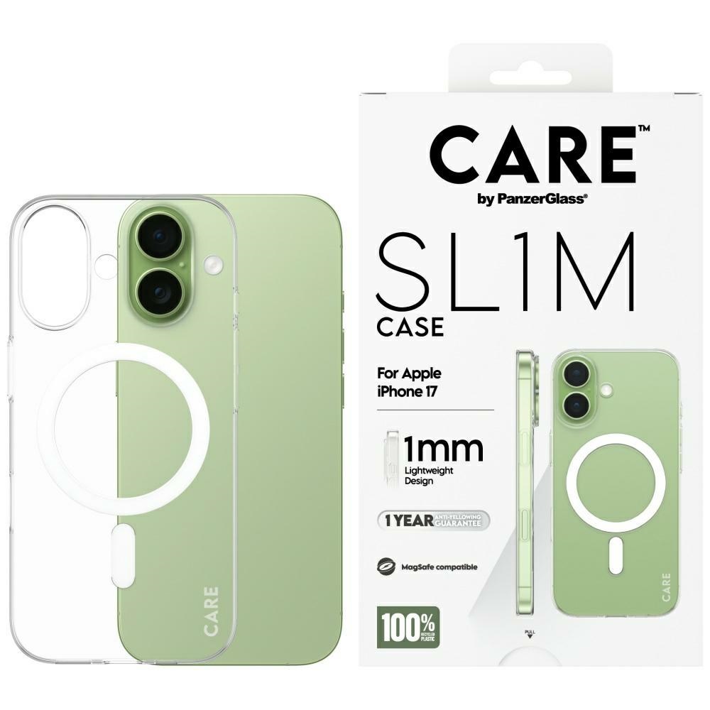 cps-14f1f4e09d7f9921d8f7ffd58b03c02e-2025-12-15-03-18-23 Case CARE by PanzerGlass SL1M MagSafe for iPhone 17 transparent - imagine 1
