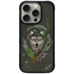 Nimmy Wolf MagSafe case for iPhone 16 Pro Max dark grey