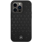 Mercedes MEHMP15LSIPBK iPhone 15 Pro 6.1" Black Hardcase Silicone Stars Pattern MagSafe - imagine 3