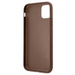 Guess GUHCN58G4GFBR iPhone 11 Pro 5,8" brown hard case 4G Metal Gold Logo - imagine 7
