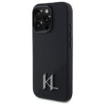 Karl Lagerfeld KLHMP16LSCMKMPCK iPhone 16 Pro 6.3" black hardcase Silicone Shadow Metal Initia - imagine 2
