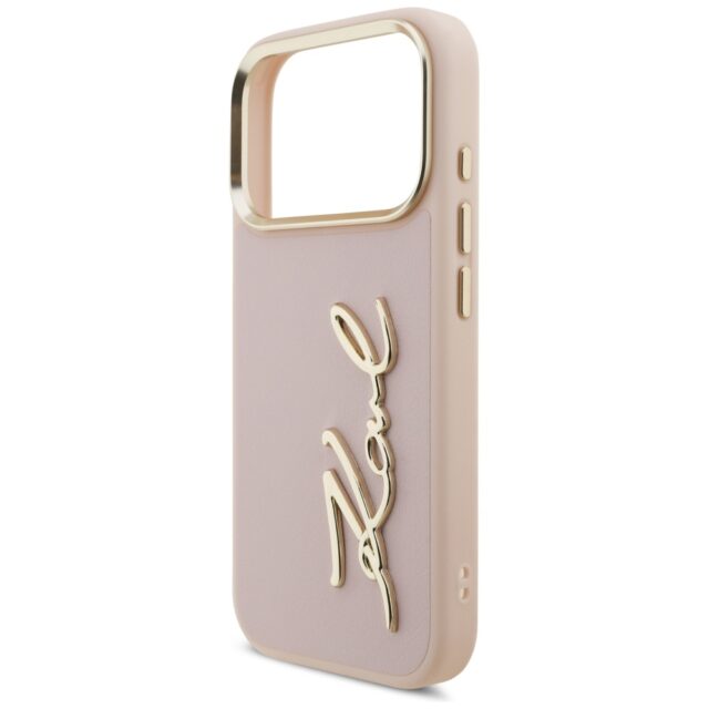 Karl Lagerfeld Karl Script Logo Case for iPhone 17 Pro Pink - imagine 6