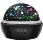 Lampka nocna z projektorem czarnyblackLP16857 - imagine 2