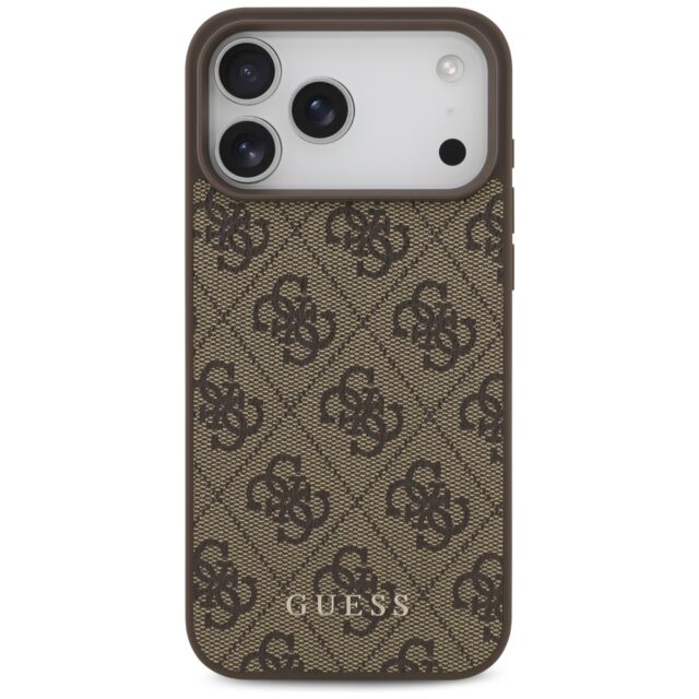 Guess 4G Classic Case for iPhone 17 Pro Max Brown - imagine 3