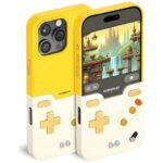 Case GAMEBABY with controller for iPhone 16 Pro Max yellow