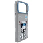Case Nimmy Cool&Cute 2.0 Dog for iPhone   17 Pro Max grey - imagine 3