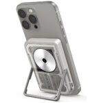 Powerbank Skinarma Nexus Nova Magnetic   Kick-Stand 5000mAh 20W PD USB-C MagSafe grey - imagine 3