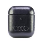 Audi Leather Big Logo AirPods 1/2 cover black AU-AP-GT/D3-BK