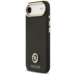 Case Guess Grained Strass Logo MagSafe for iPhone Air black - imagine 2