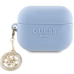 Guess GUAP23DSLGHDB AirPods Pro 2 (2022/2023) cover blue 3D Rubber 4G Diamond Charm
