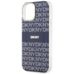 DKNY DKHMP15SHRHSEB iPhone 15 / 14 / 13 6.1 inch blue hardcase IML Mono & Stripe MagSafe - imagine 6