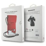 Hello Kitty HKOWBPSCKER Red Leather Handbag with Hiding Kitty Cord - imagine 6