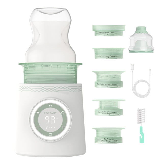 Momcozy MW03 | Baby Bottle Warmer | Cordless, Portable - imagine 3