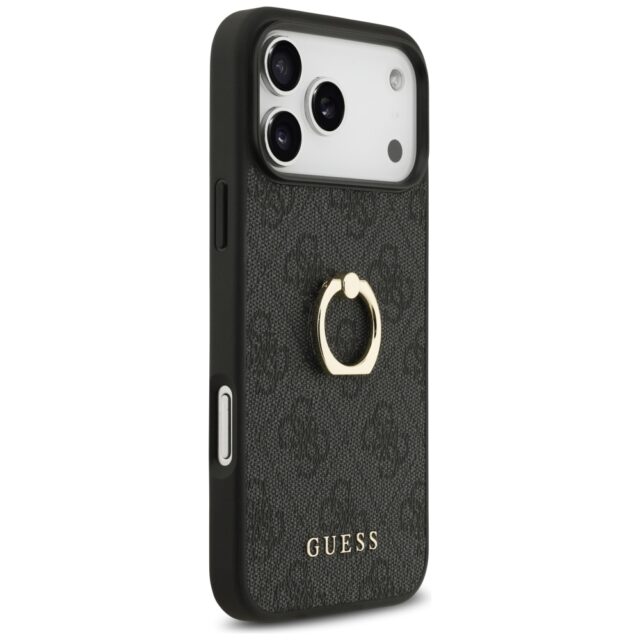 Case Guess 4G Ring Stand for iPhone 17 Pro Max black - imagine 4